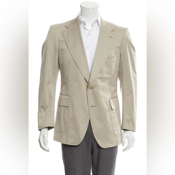 Gucci Other - Gucci Tan colored Ultra Classy 2 bottom Blazer in Excellent Condition (54R)